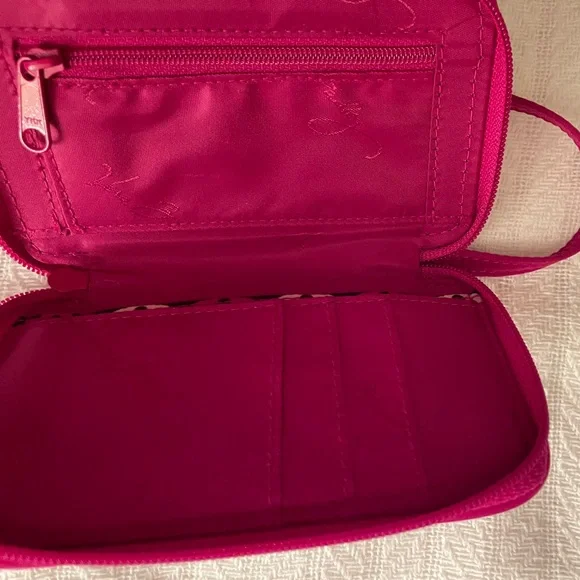 Vera Bradley Pink Quilted Wristlet - Picture 5 of 7